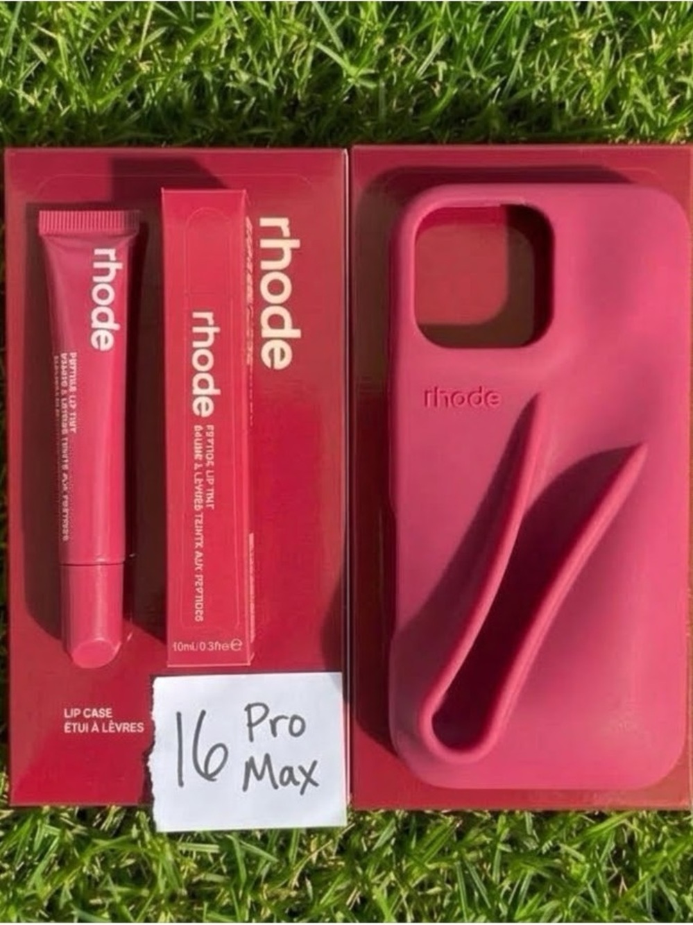 RHODE iPhone Lip Case in Raspberry - Picture 2 of 2